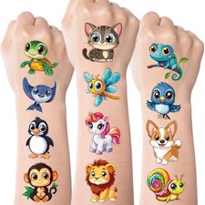 JCFIRE Larger Temporary Tattoos For Kids Stocking Stuffers, 102 Styles Mixed ...