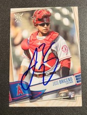 Jose Briceno Autograph Signed 2019 Topps Big League RC Anaheim Angels