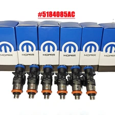 New 6X OEM 5184085AC GENUINE MOPAR FUEL Injectors WRANGLER Challenger 3.6L