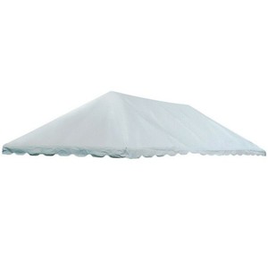 Tent Top Canopy ONLY 20x40 White Vinyl Replacement For West Coast Tents Used