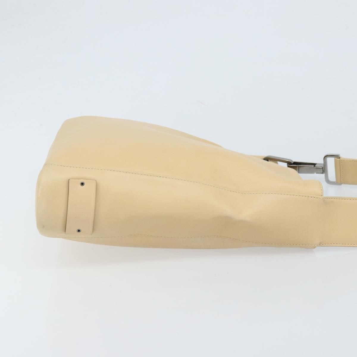 Gucci Vintage Leather Beige Shoulder Bag — image 3