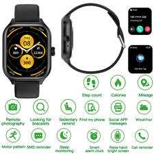 Smart Watch For Men/Women, Waterproof Smartwatch Bluetooth and motor Pattem