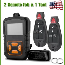 2 New Replacement Remote Key Fob 6Btn With Tool Kit For Dodge Durango Jeep Grand