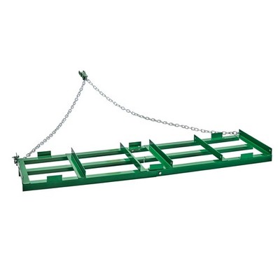 6ft Heavy Duty Tow Behind Landscape Drag Harrow Adjustable 72in Chain