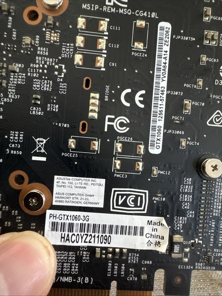 ASUS NVIDIA GeForce GTX 1060 3GB GDDR5 Graphics Card (PH-GTX1060-3G) - Image 2 of 3