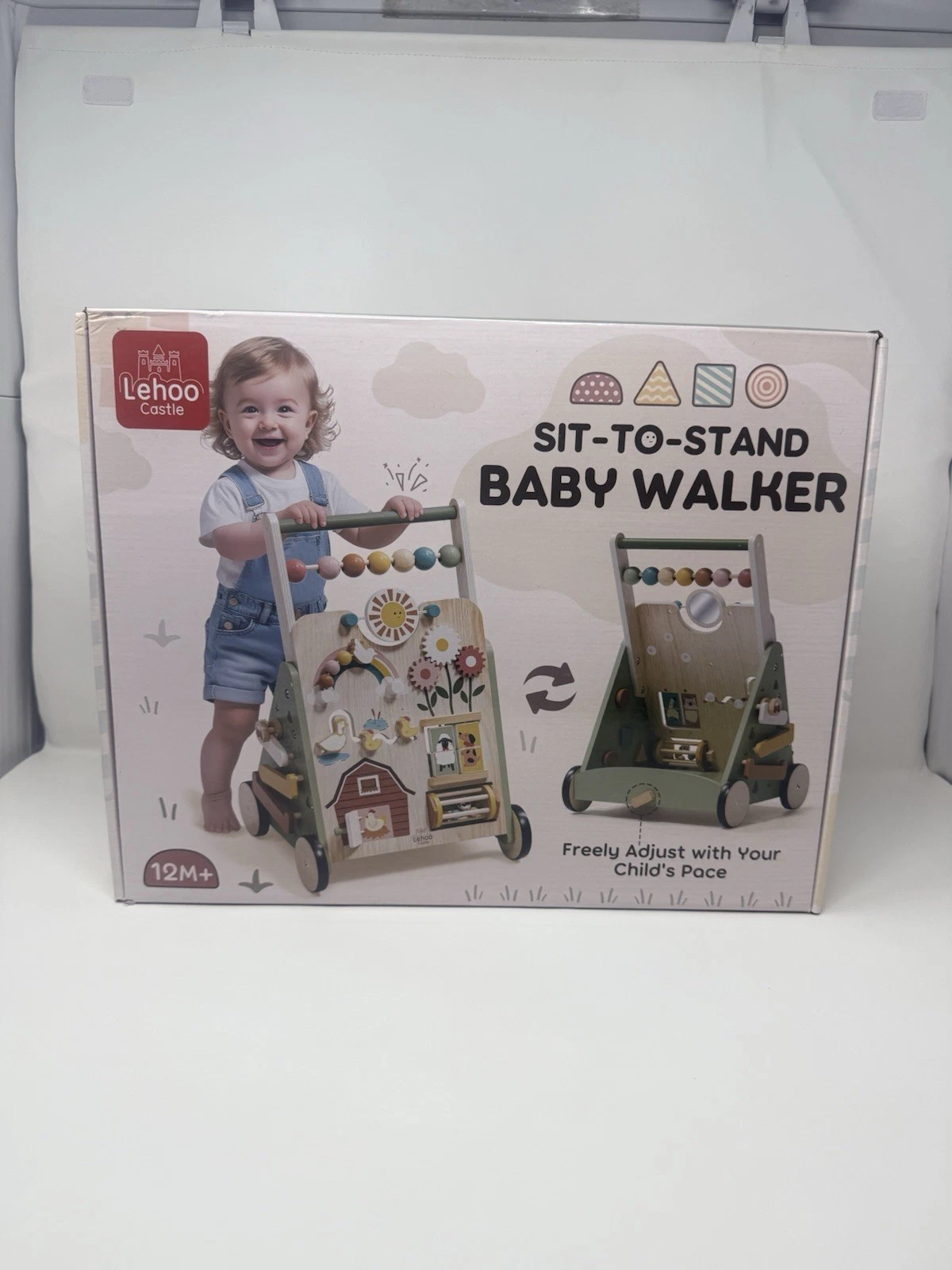 Wooden Baby Push Walker Tiny Land – Montessori, Adjustable Speed 12 Month +
Opens in a new window or