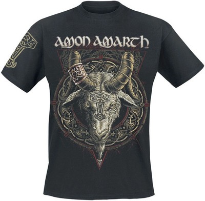 Amon Amarth T-Shirt Herren Heidrun schwarz Band-Merch, Bands, Wikinger