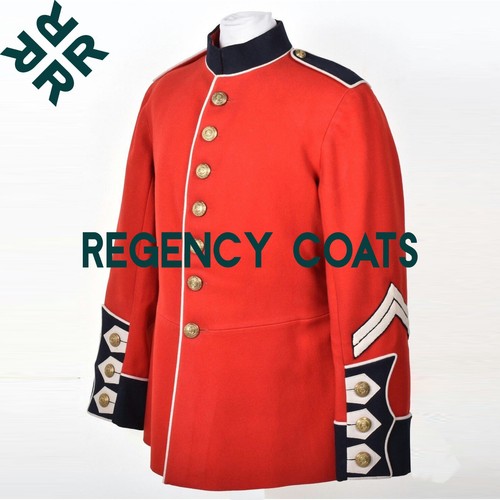 Royal British Uniform Jacket, Red Wool British Guard Jacket, Ceremonial Jacket - Picture 2 of 5