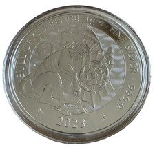 10 OZ SILVER TUDOR BEASTS BULL OF CLARENCE 2023 ROYAL MINT COIN 999 SILVER 86.45 per troy oz