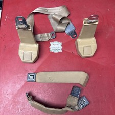 81-87 Chevrolet Squarebody Ck20-30 Crew Cab Suburban Rear Seat Belt Set Tan