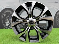 4x R17 Inch 5x127 Chrysler Style Black Polished Wheels: Fits For Pacifica