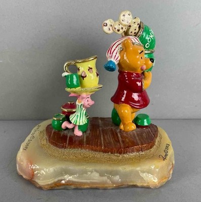 2003 Limited Ed Ron Lee Signed Disney Winnie the Pooh and Piglet