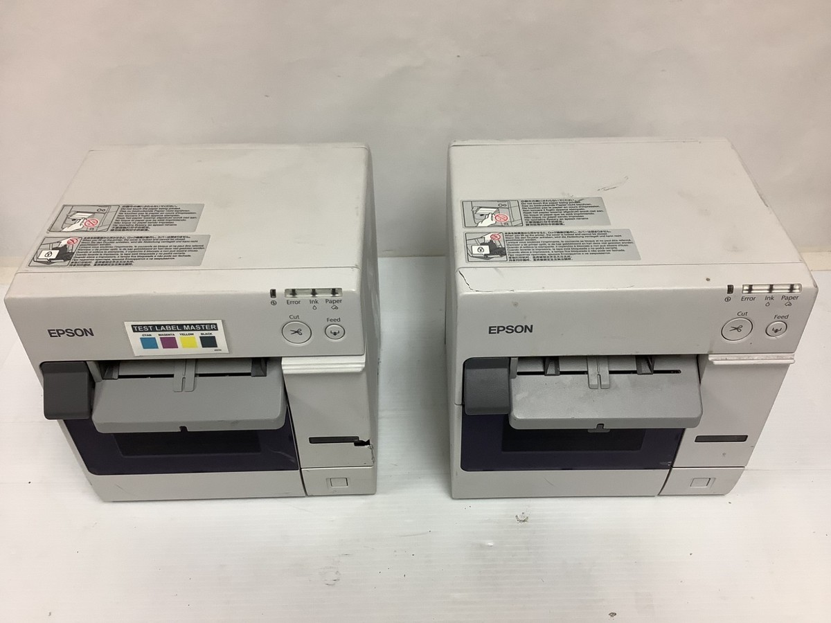 LOT OF 2 ) Epson TM-C3400 *PARTS OR REPAIR* | eBay