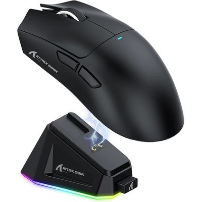 BLACK ATTACK SHARK X11 BT/2.4G Wireless/Wired Gaming Mouse