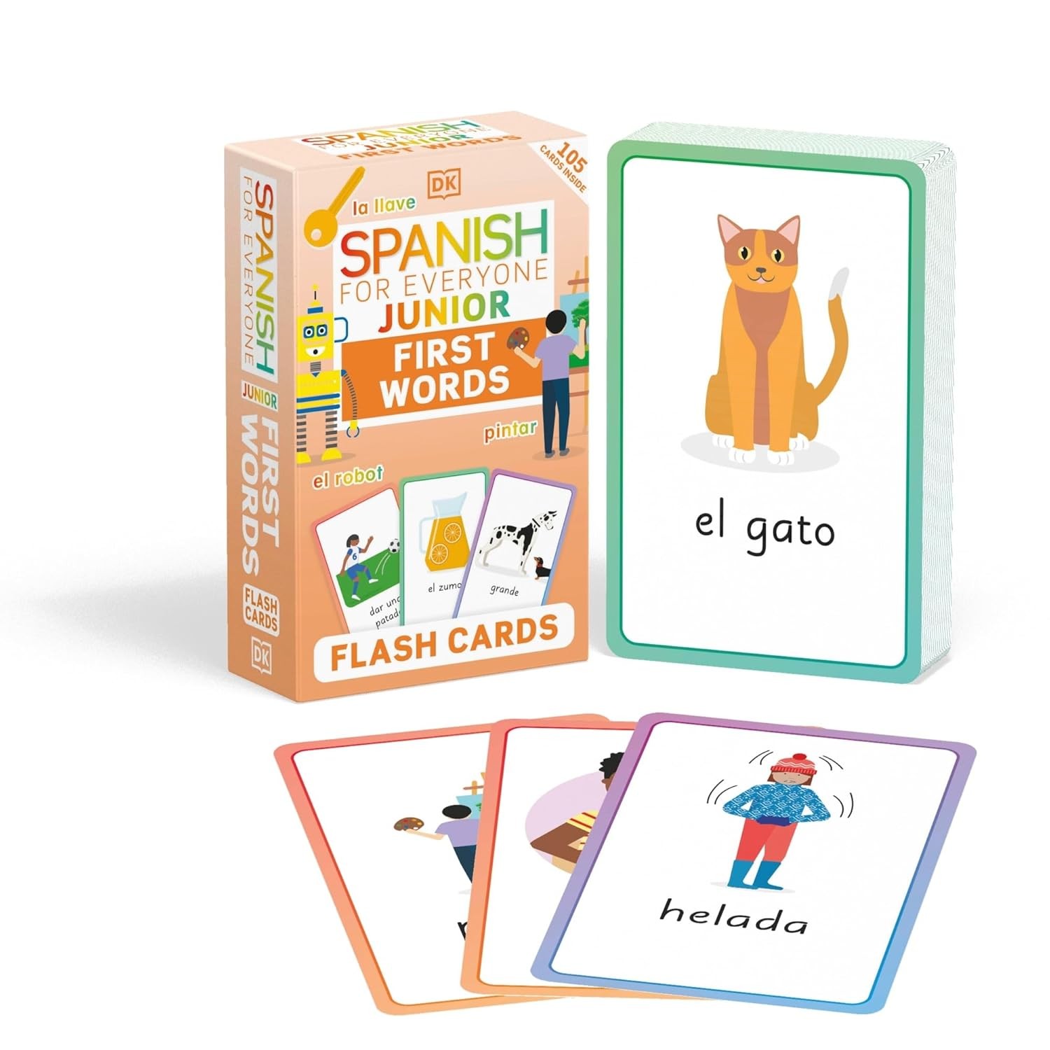Spanish for Everyone Junior First Words Flash Cards - Image 7