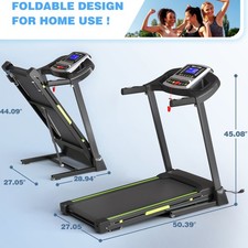 Foldable Under-Desk Treadmill for Home Use, Remote-Controlled with LED Display