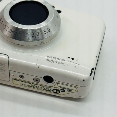 Nikon COOLPIX S31 White Waterproof Digital Camera Tested 10MP