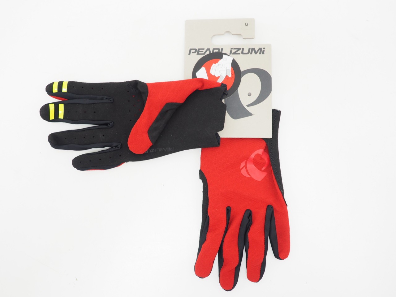 NEW! Pearl Izumi Mens Summit Mountain Bike Glove Red Dahlia 