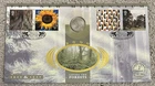 1999 Charter Oak Quarter Dollar On Benham FDC Tree & Leaf Saving The Forests