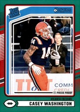 2024 Panini Donruss Press Proof Green #392 Casey Washington (RC)