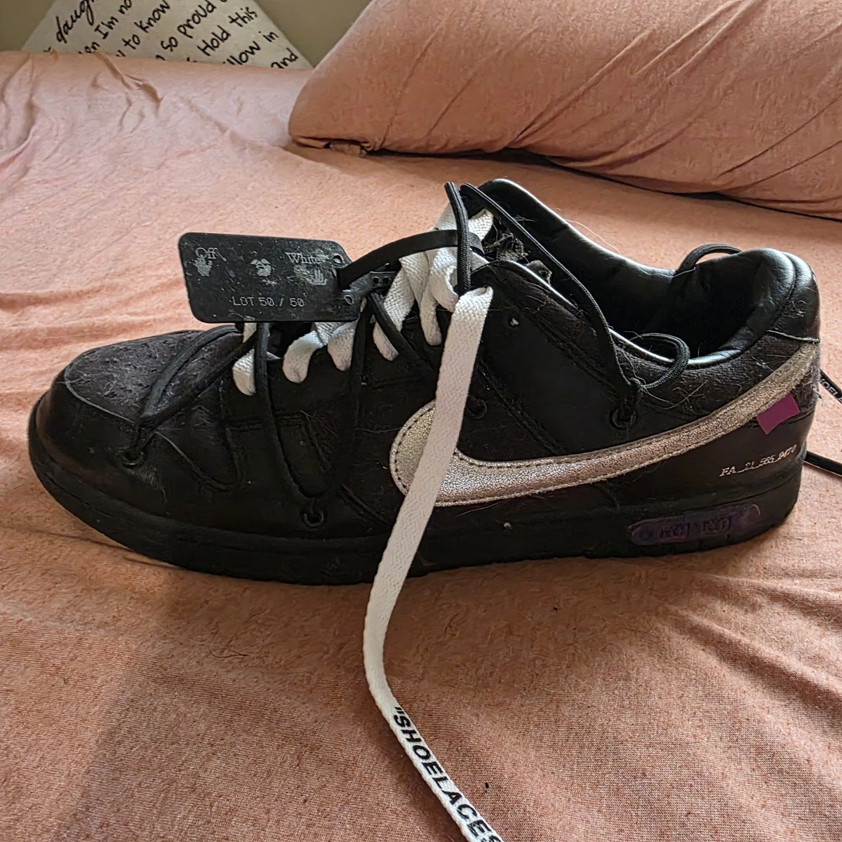 スニーカー NIKE off-white Dunk Low The 50 Lot50 Nike Off-White x Dunk Low Lot 50 of 50 for Sale | Authenticity