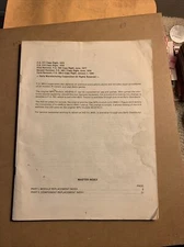original  arcade Pinball  game owners manual Bally 1976 511 ￼ Missing Covers￼