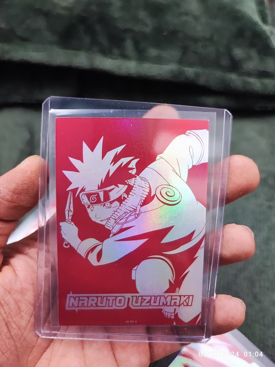 Topps Animax NARUTO RED CRYSTAL Limited HOLOFOIL All 4 CARDS NM