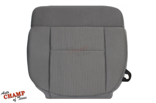 2007 2008 F150 XLT Flareside Stepside - Driver Side Bottom Cloth Seat Cover Gray