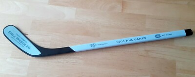 SHEA WEBER Hockey Mini Stick Montreal Canadiens 1000 NHL Games /100 Limited Habs