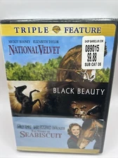 National Velvet / Black Beauty / The Story of Seabiscuit [New DVD] D-107a