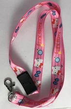 NEW Hello Kitty Lanyard Neck Strap Keychain ID Holder