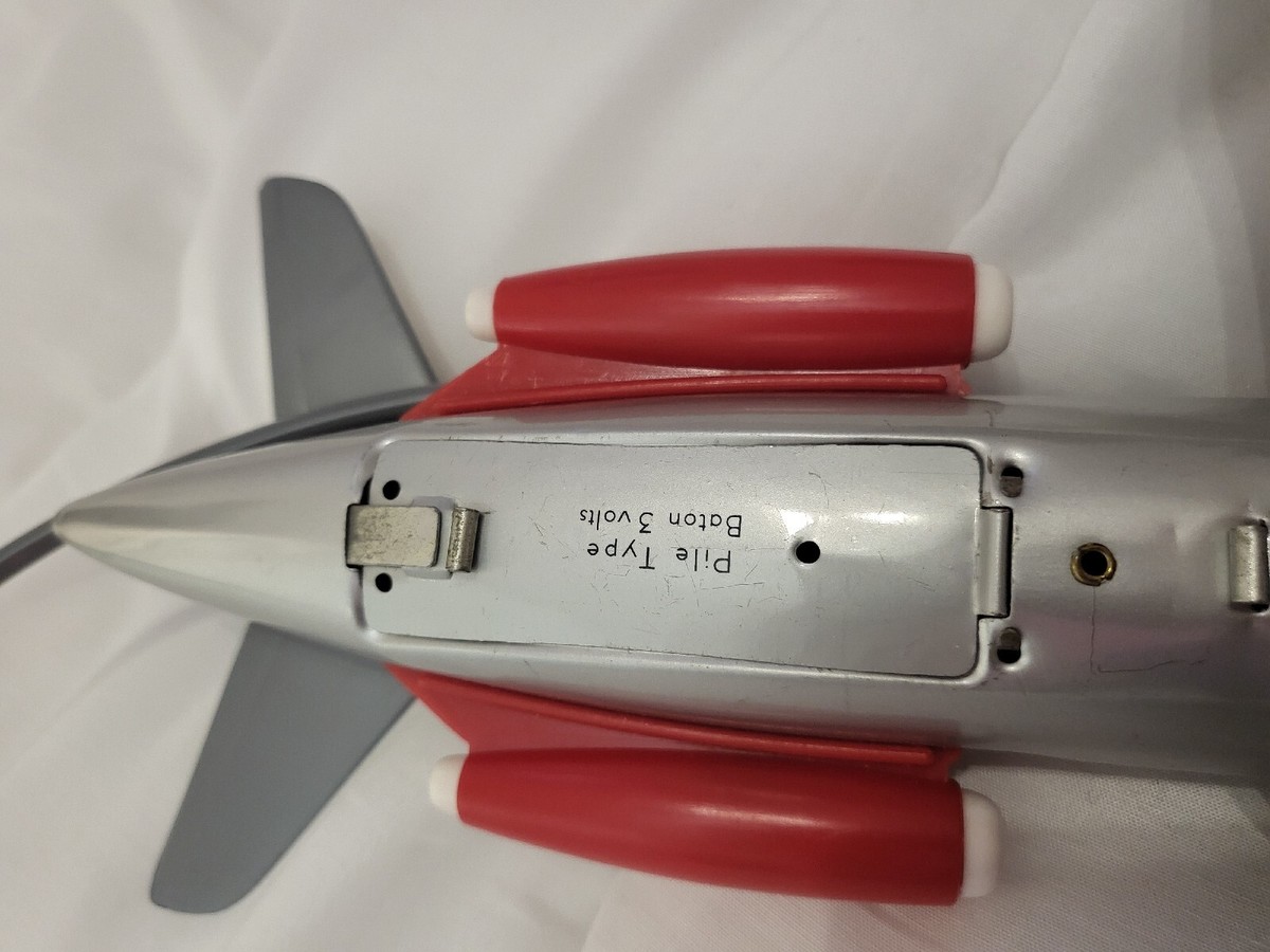 Jouet Vintage Mont-blanc : Avion Caravelle Dauphiné F-BHRA En Tôle à Friction