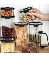Airtight Food Storage Containers Set with Lids 5 Pack for Kitchen Pantry