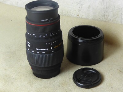 Gebrauchtes Sigma 70-300mm f4-5.6 APO Macro DG Objektiv für Sony Digital funktioniert gut 