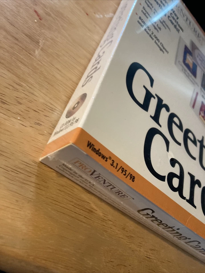 PROVENTURE Greeting Cards Computer Software CD-ROM  Windows 3.1 / 95 / 98 - Image 2 of 4