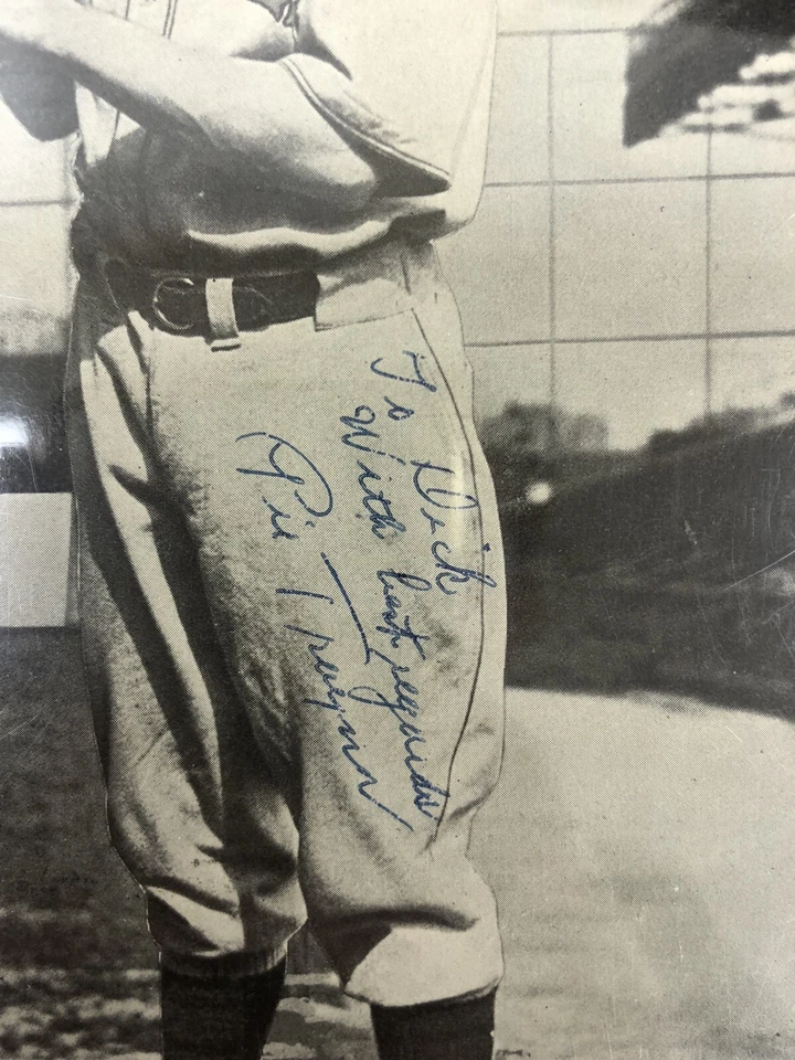 Harold "Pie" Traynor Pirates 5.5x8 Autographed Photo JSA Authenticated - Image 2 of 4