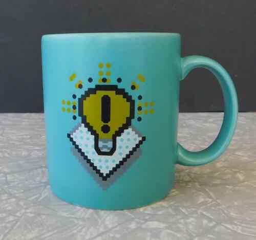 Vintage Microsoft Pixel Art Idea Light Bulb Icon Logo Coffee Mug Computer teal - Picture 1 of 5
