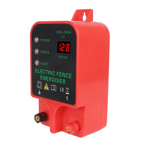 Controlador de cercas eléctrico energizador de cercas de energía solar DC12V 12Kv 20KM - Imagen 2 de 6
