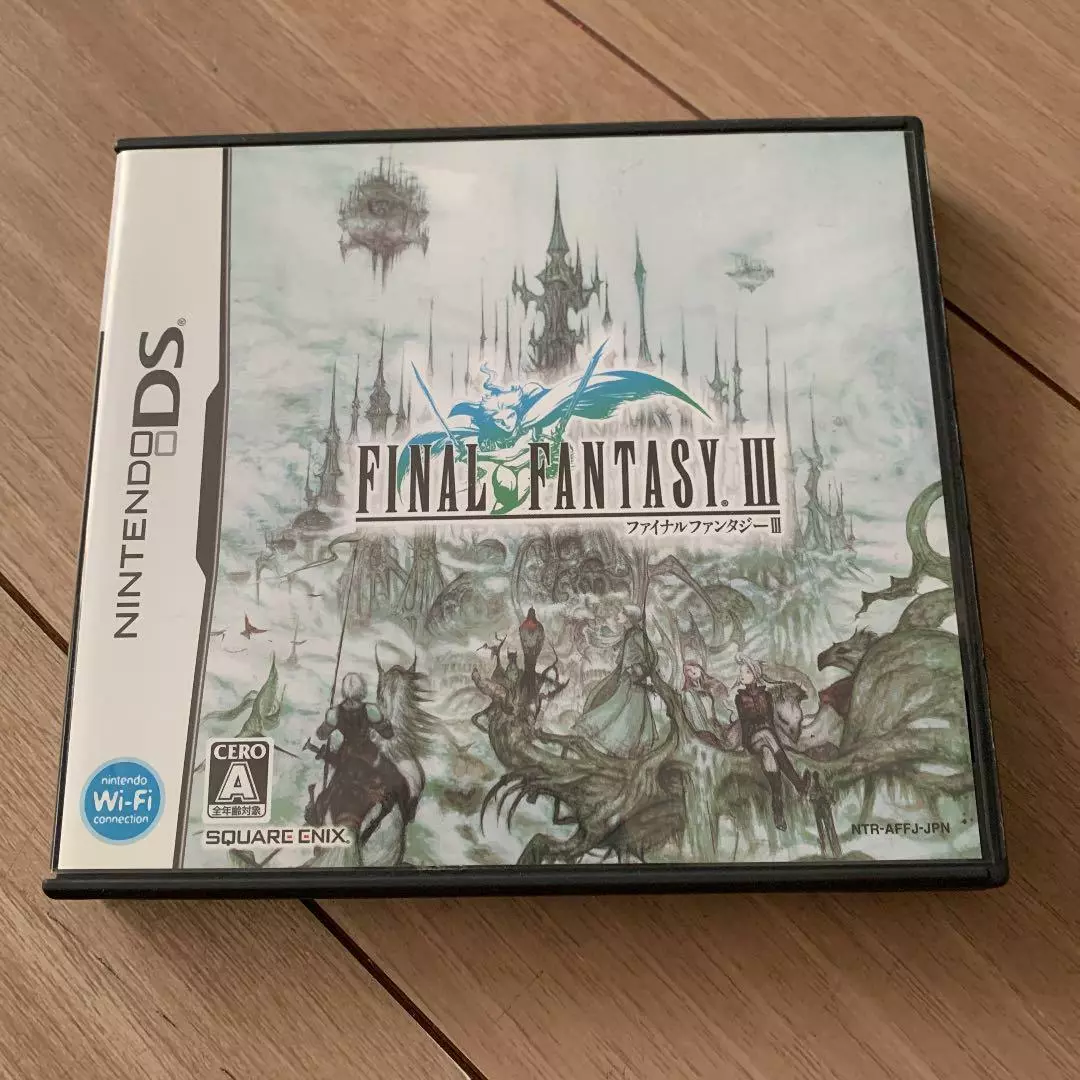 Final Fantasy III 3 nintendo ds game soft FF3 Square enix from japan