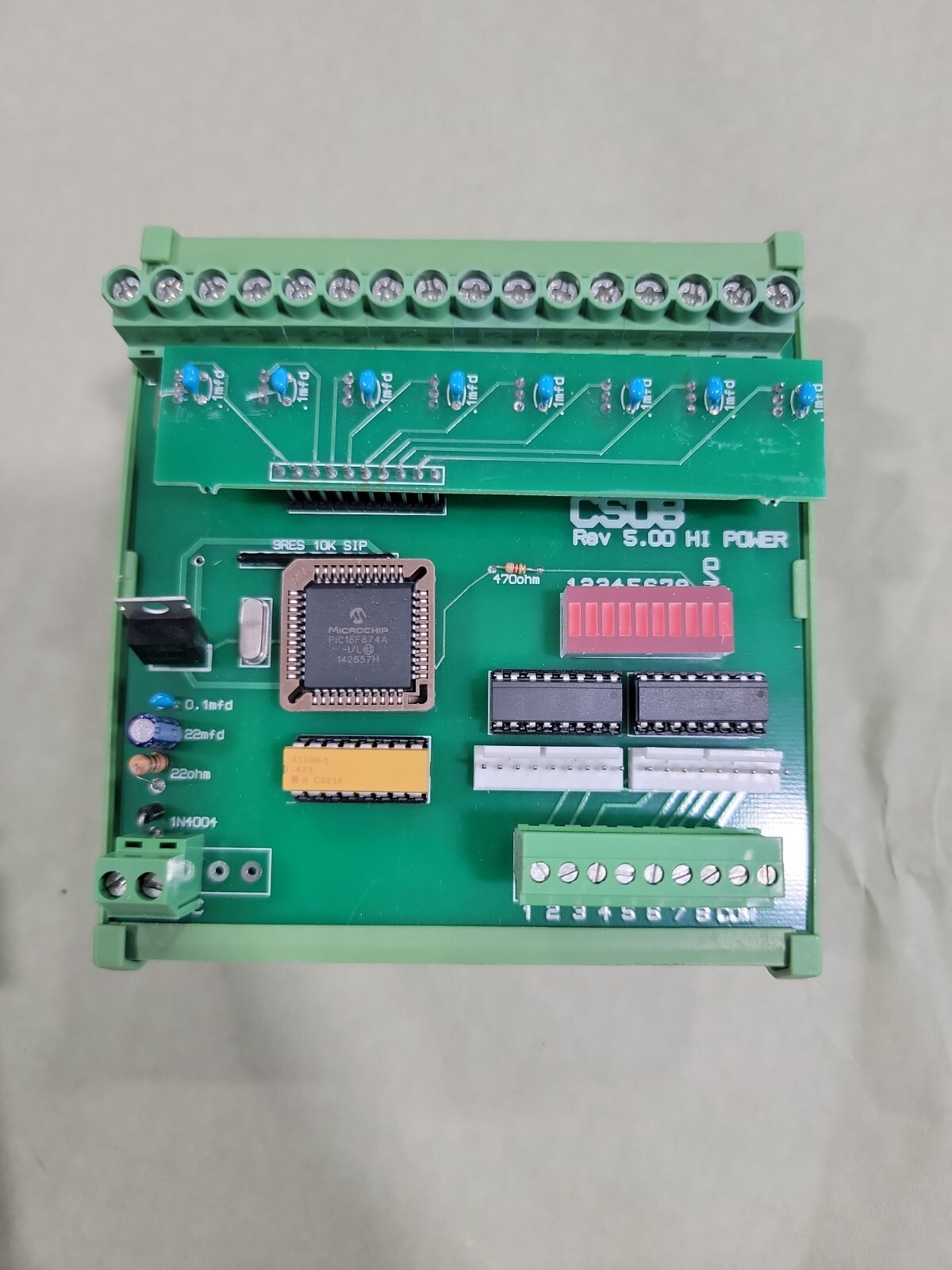 Phoenix Contact CS08 Circuit Board Control Board Rev 5.00 Hi Power