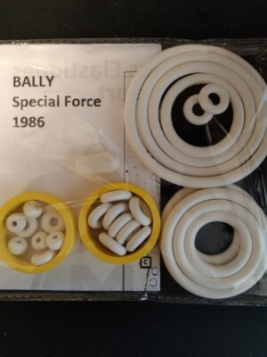 Kit D'élastiques Pour Flipper Bally - Safe Cracker (1996) - Pinball Rubber Kit