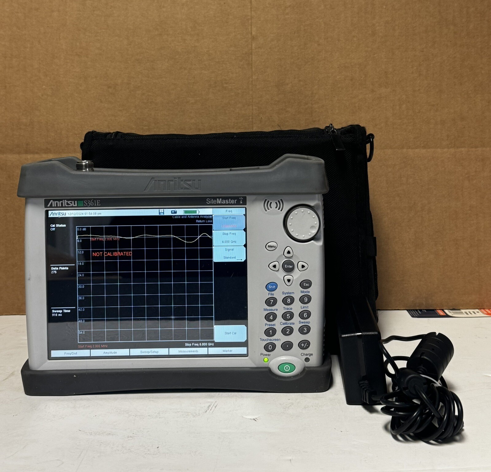 Anritsu SiteMaster S361E Cable & Antenna Analyzer (No Options) Version V2.03