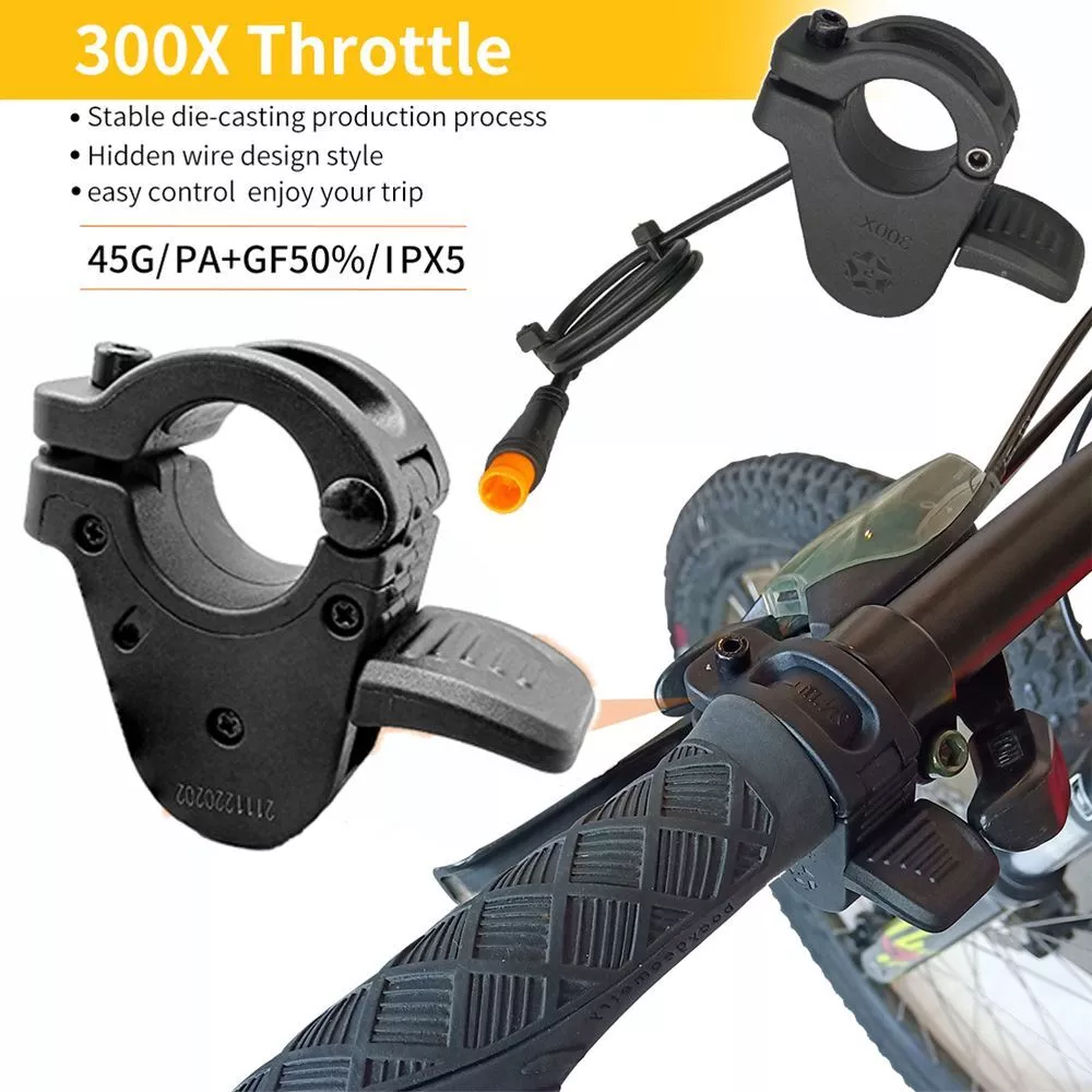 WUXING 300X Electric Bicycle Accelerator E bike Thumb Throttle Speed Control