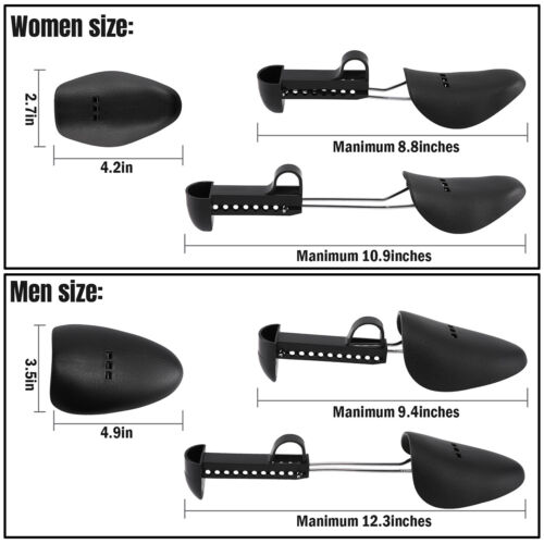 Women Men Adjustable Form Plastic Shoe Tree Shaper Keeper Boot Shoe Stretcher - Picture 8 of 21