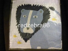 Pottery Barn Kids Safari Friends Decorative Sham/Pillow Cover Jungle Animal Boy