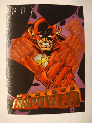 DC OUTBURST 1996 SKYBOX MAXIMUM FIREPOWER INSERT 13 NEW OLD STOCK PREMIUM 