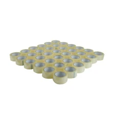 72 Rolls Package Tape Clear 2"x110 Yards(330' ft) Box Carton Sealing Packing