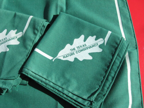 4 NATURE CONSERVANCY BANDANA'S TEXAS NEW OLD STOCK: OLD LOGO - Picture 4 of 4