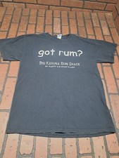 Big Kahuna Rum Shack Virgin Islands Black Shirt Size Lg