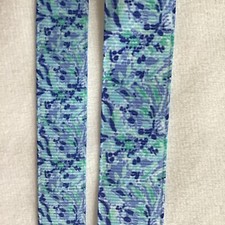 Pretty periwinkle blue navy floral Palm Beach Grosgrain ribbon 5/8" 7/8" 1.5"